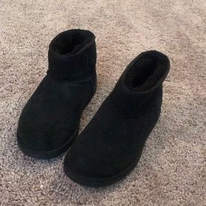 Black UGG ankle boots